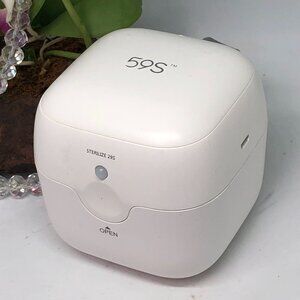 Brand New 59S UVC LED Mini Sterilizer Box - White - Kills 99.9% Germs